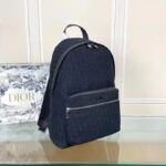 Dior Unisex CD Rider Backpack Black Dior Oblique Jacquard - immagine 4