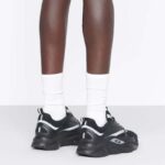 Dior Unisex Shoes CD B22 Sneaker Black Technical Mesh Smooth Calfskin - Image 11