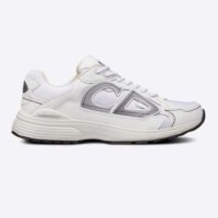 Dior Unisex Shoes CD B30 Sneaker White Mesh Technical Fabric (5)