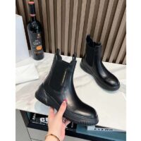 Dior Women CD D-Racer Ankle Boot Black Calfskin Front Rear Tabs (3)