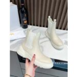 Dior Women CD D-Racer Ankle Boot White Calfskin Front Rear Tabs - Imagen 4