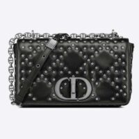 Dior Women CD Medium Dior Caro Bag Black Lucky Star Cannage Lambskin (3)