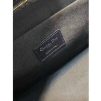Dior Women CD Medium Dior Essential Tote Bag Black Archicannage Calfskin (7)