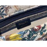 Dior Women CD Medium Lady D-Lite Bag Beige Multicolor Dior Jardin D'Hiver Embroidery - Image 10