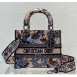 Dior Women CD Medium Lady D-Lite Bag Beige Multicolor Dior Jardin D'Hiver Embroidery - Image 2
