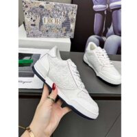 Dior Women One Sneaker White Oblique Perforated Calfskin (1)