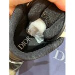 Dior Unisex Shoes CD B27 High-Top Sneaker Black Smooth Calfskin Beige Oblique Jacquard - Image 8