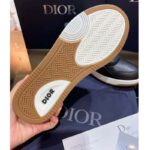 Dior Unisex Shoes CD B27 High-Top Sneaker Black Smooth Calfskin Beige Oblique Jacquard - Image 7