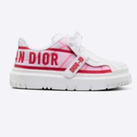 Dior Women Shoes CD Dior-ID Sneaker Raspberry Gradient Reflective Technical Fabric (3)