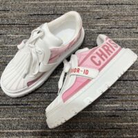 Dior Women Shoes CD Dior-ID Sneaker Raspberry Gradient Reflective Technical Fabric (3)