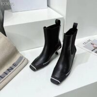 Dior Women Shoes D-Motion Heeled Ankle Boot Black Supple Calfskin Rubber (8)