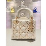 Dior Women Small Lady Dior My ABCDior Bag Latte Lucky Star Cannage Lambskin - Image 3