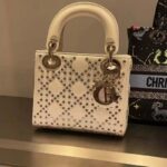 Dior Women Small Lady Dior My ABCDior Bag Latte Lucky Star Cannage Lambskin - Image 7