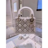 Dior Women Small Lady Dior My ABCDior Bag Latte Lucky Star Cannage Lambskin (5)