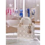 Dior Women Small Lady Dior My ABCDior Bag Latte Lucky Star Cannage Lambskin - Image 4