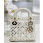 Dior Women Small Lady Dior My ABCDior Bag Latte Lucky Star Cannage Lambskin - Image 5