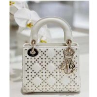 Dior Women Small Lady Dior My ABCDior Bag Latte Lucky Star Cannage Lambskin (5)