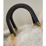 Fendi Women Fendi Sunshine Large White Mohair Shopper - Image 8