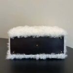 Fendi Women Fendi Sunshine Large White Mohair Shopper - Image 4