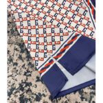 Gucci GG Women Geometric G Print Muslin Bowling Shirt Notch Collar Short Sleeves - Image 8