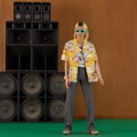 Gucci GG Men Printed Cotton Bowling Shirt Yellow Red Poplin Short Sleeves - Image 10