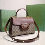 Gucci GG Women Gucci Horsebit 1955 Medium Bag Beige Ebony GG Supreme Canvas - Image 3