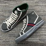 Gucci Men Off The Grid High Top Gucci Tennis 1977 Rubber Sole Flat 2 Cm Heel – Bild 2
