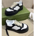 Gucci Unisex Ace GG Embossed Sneaker Interlocking G Print Rubber Mid 5.6 Cm Heel - Bild 3