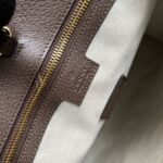 Gucci Unisex GG Cherry Print Medium Tote Beige Ebony GG Supreme Canvas – Image 10