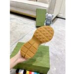 Gucci Unisex GG Rhyton Sneaker White Demetra Inlaid Interlocking G Stars Rubber Low Heel - Bild 9