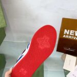 Gucci Unisex Gucci Basket Sneaker Red Mesh Rubber Sole Low 3.3 Cm Heel - immagine 10