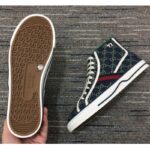 Gucci Unisex Gucci Tennis 1977 Sneaker Navy Rubber Sole Flat 2 Cm Heel - Image 10