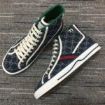 Gucci Unisex Gucci Tennis 1977 Sneaker Navy Rubber Sole Flat 2 Cm Heel - Image 2