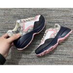 Gucci Unisex Rhyton Sneaker Beige Blue GG Supreme Canvas Rubber Sole Mid Heel - Bild 9