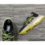 Gucci Unisex Run Sneaker Black Technical Knit Fabric Interlocking G Rubber Detail - Image 9