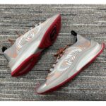 Gucci Unisex Run Sneaker Grey Orange GG Technical Knit Fabric Rubber Interlocking G - Image 5