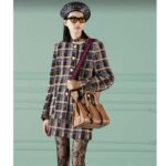 Gucci Unisex Small Canvas Top Handle Bag Double G Light Brown Smooth Leather - Image 11