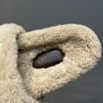 Gucci Unisex The North Face x Gucci Slide Beige Merino Wool Rubber Sole Flat - Bild 9