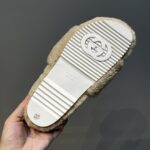 Gucci Unisex The North Face x Gucci Slide Beige Merino Wool Rubber Sole Flat - Bild 10