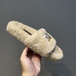 Gucci Unisex The North Face x Gucci Slide Beige Merino Wool Rubber Sole Flat - Bild 7