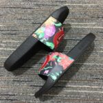 Gucci Women GG Ken Scott Print Slide Sandal Interlocking G Patch Flat - Bild 6