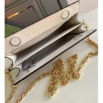 Gucci Women GG Matelassé Leather Small Bag Beige Double G - Image 6