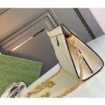 Gucci Women GG Matelassé Leather Small Bag Beige Double G - Image 5