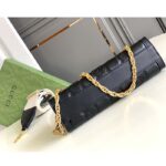Gucci Women GG Matelassé Leather Small Bag Black Double G – Image 5