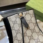 Gucci Women Interlocking G Horsebit Boot Beige Ebony GG Supreme Canvas Mid-Heel - Image 7