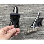 Gucci Women Slingback Pump Beige Blue GG Supreme Canvas Low 3 cm Heel - Image 7