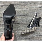 Gucci Women Slingback Pump Beige Blue GG Supreme Canvas Low 3 cm Heel - Image 6