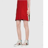 Gucci Women Tennis 1977 Sneaker Multicolor GG Linen Fabric Flat 2 Cm Heel (2)