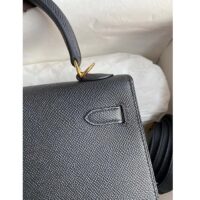 Hermes Women Kelly Sellier 32 Bag in Togo Leather with Gold Hardware-Black (11)