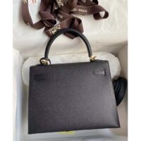 Hermes Women Kelly Sellier 32 Bag in Togo Leather with Gold Hardware-Black (11)